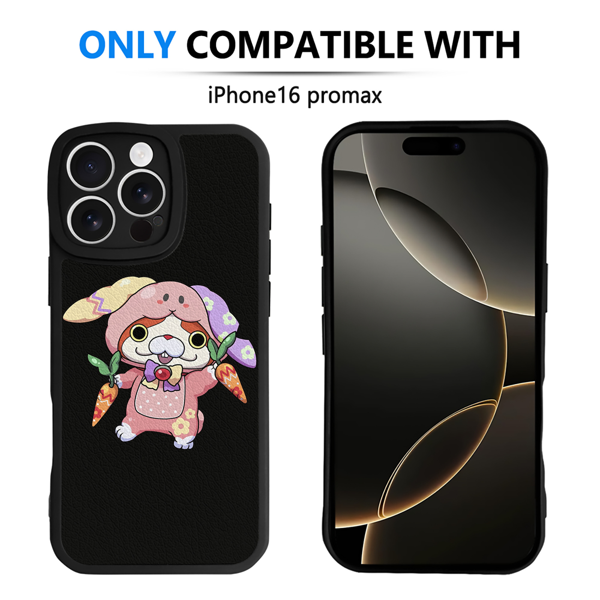 （画像用） 妖怪ウォッチ Yo-kai Watch 【iPhone 16シリーズ対応】シリコンスマホケース（レザー調） 材質：シリコン